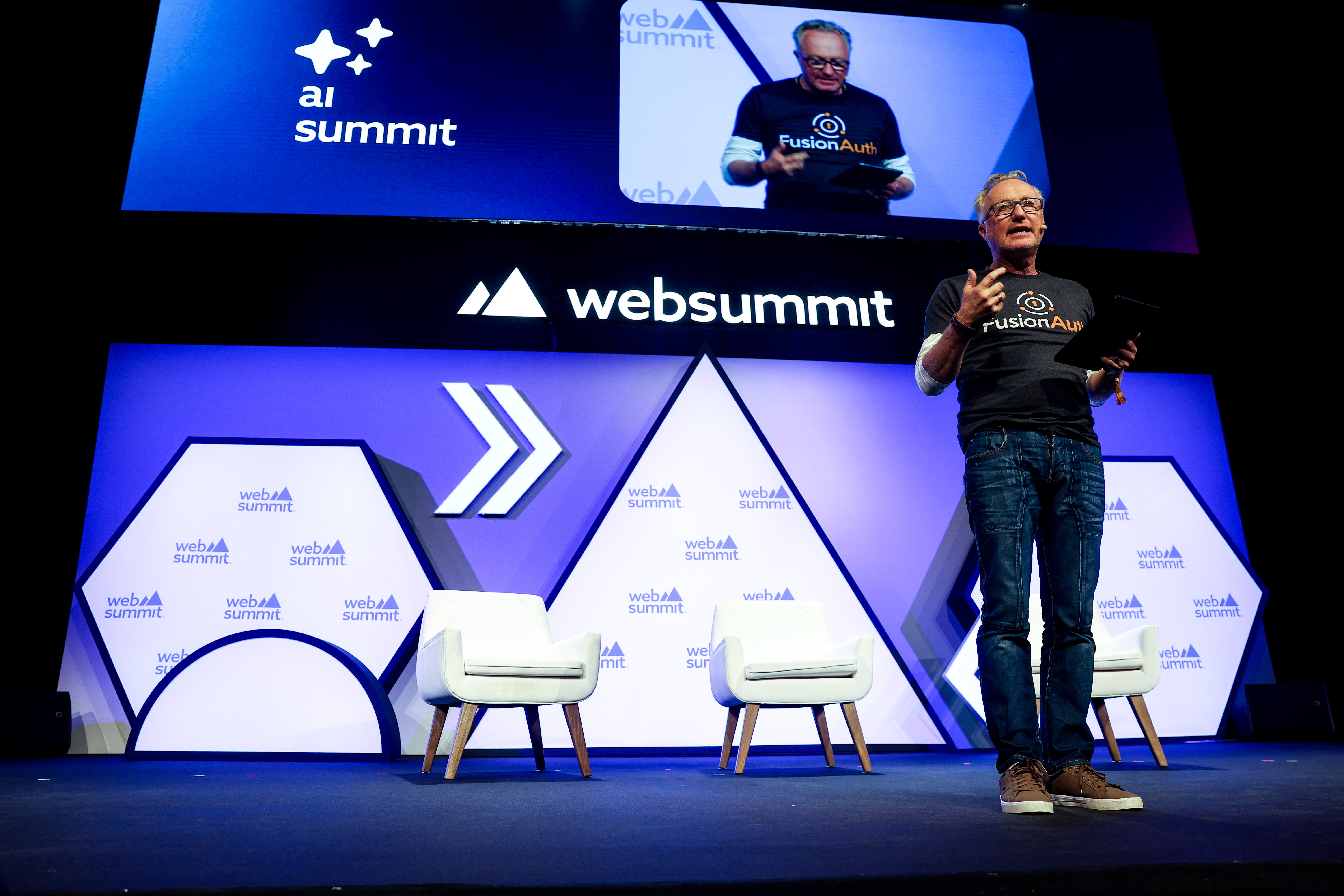 Brendan Yell speaking at a conference