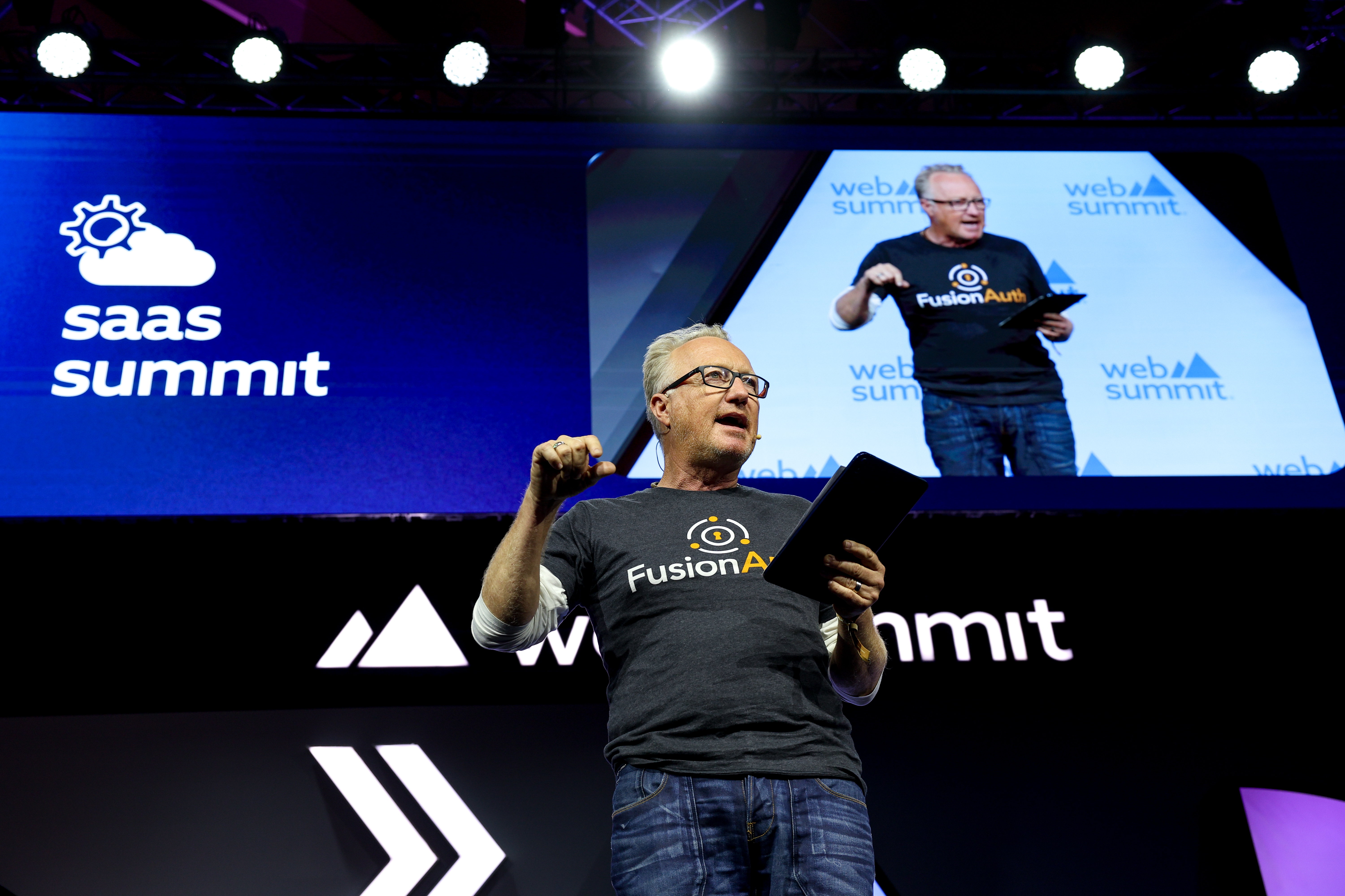 Brendan Yell at a speaking event